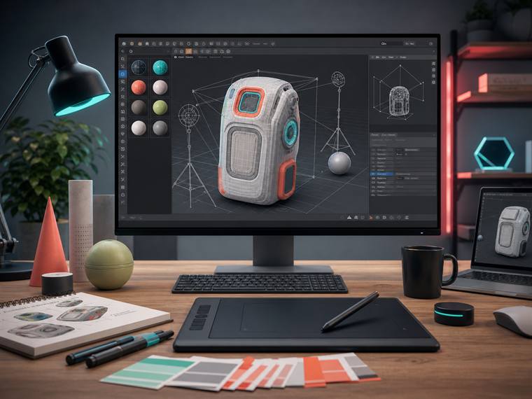 3D graphics course workstation